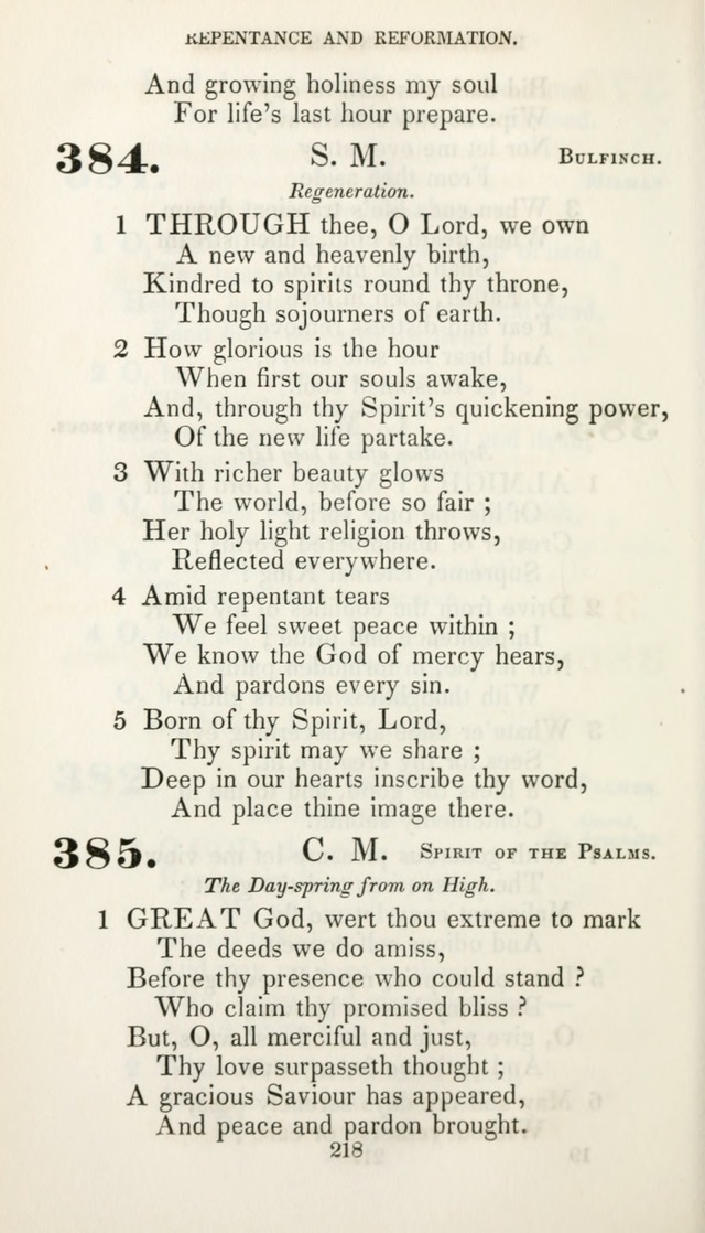 Christian Hymns for Public and Private Worship: a collection compiled  by a committee of the Cheshire Pastoral Association (11th ed.) page 218