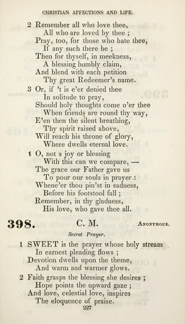 Christian Hymns for Public and Private Worship: a collection compiled  by a committee of the Cheshire Pastoral Association (11th ed.) page 227