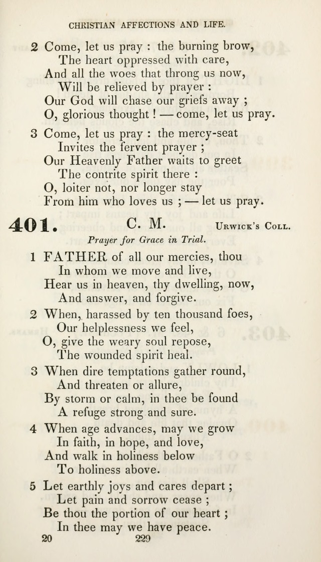 Christian Hymns for Public and Private Worship: a collection compiled  by a committee of the Cheshire Pastoral Association (11th ed.) page 229