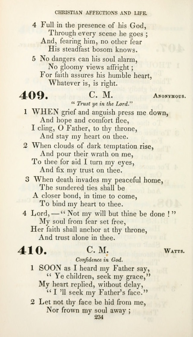 Christian Hymns for Public and Private Worship: a collection compiled  by a committee of the Cheshire Pastoral Association (11th ed.) page 234