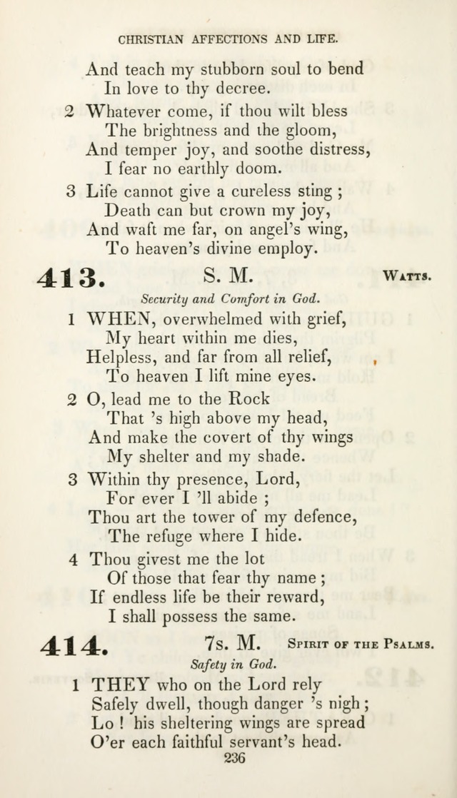 Christian Hymns for Public and Private Worship: a collection compiled  by a committee of the Cheshire Pastoral Association (11th ed.) page 236