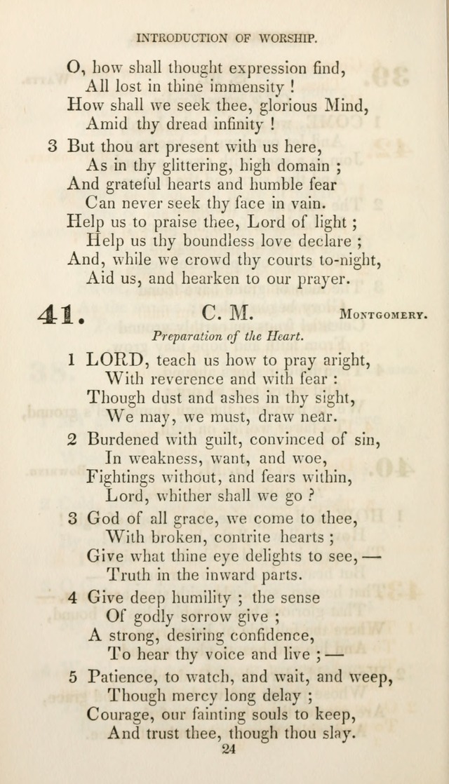 Christian Hymns for Public and Private Worship: a collection compiled  by a committee of the Cheshire Pastoral Association (11th ed.) page 24