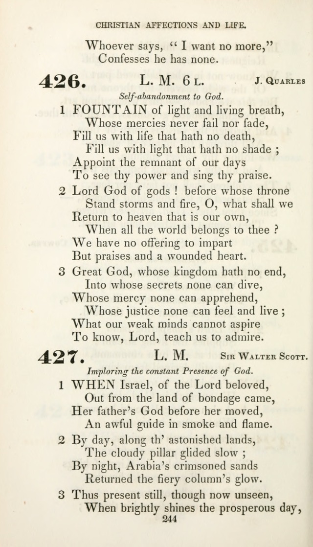 Christian Hymns for Public and Private Worship: a collection compiled  by a committee of the Cheshire Pastoral Association (11th ed.) page 244