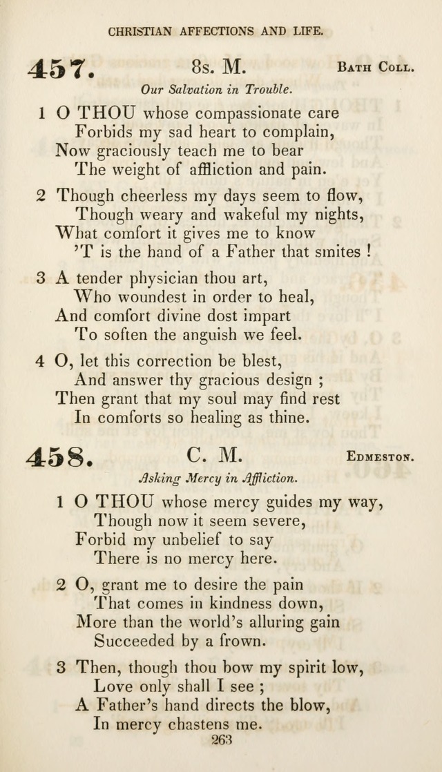 Christian Hymns for Public and Private Worship: a collection compiled  by a committee of the Cheshire Pastoral Association (11th ed.) page 263