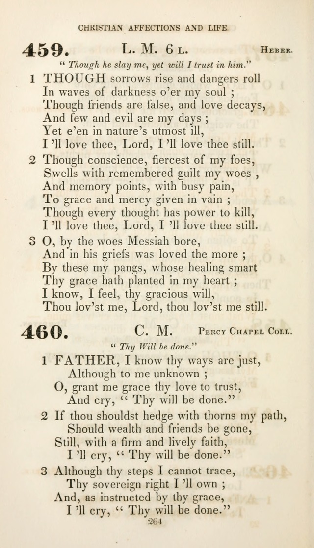 Christian Hymns for Public and Private Worship: a collection compiled  by a committee of the Cheshire Pastoral Association (11th ed.) page 264