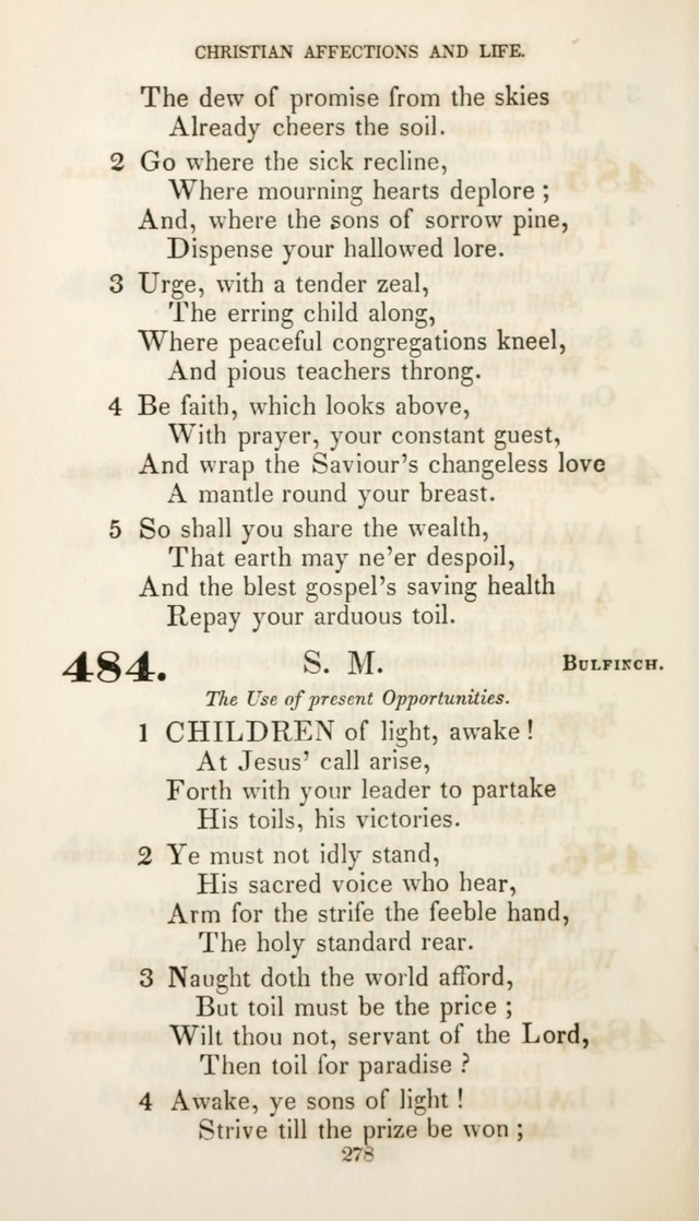 Christian Hymns for Public and Private Worship: a collection compiled  by a committee of the Cheshire Pastoral Association (11th ed.) page 278