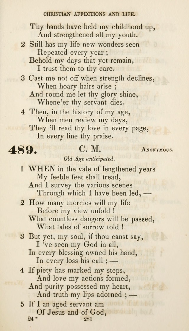 Christian Hymns for Public and Private Worship: a collection compiled  by a committee of the Cheshire Pastoral Association (11th ed.) page 281