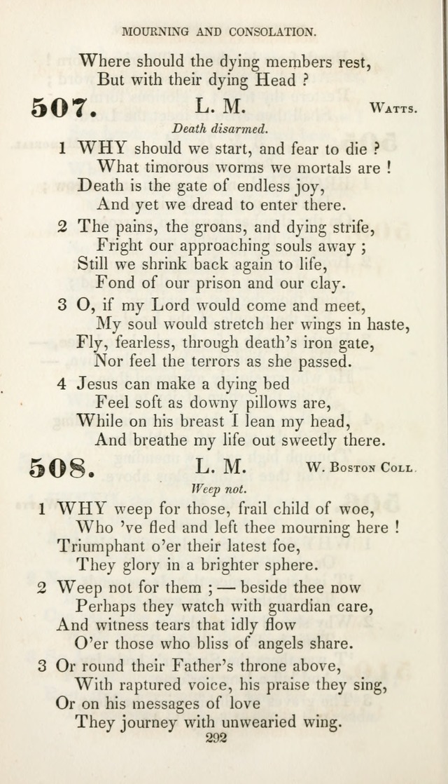 Christian Hymns for Public and Private Worship: a collection compiled  by a committee of the Cheshire Pastoral Association (11th ed.) page 292