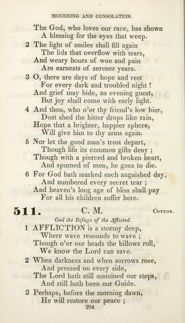 Christian Hymns for Public and Private Worship: a collection compiled  by a committee of the Cheshire Pastoral Association (11th ed.) page 294