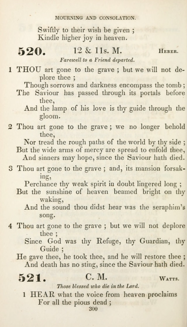 Christian Hymns for Public and Private Worship: a collection compiled  by a committee of the Cheshire Pastoral Association (11th ed.) page 300