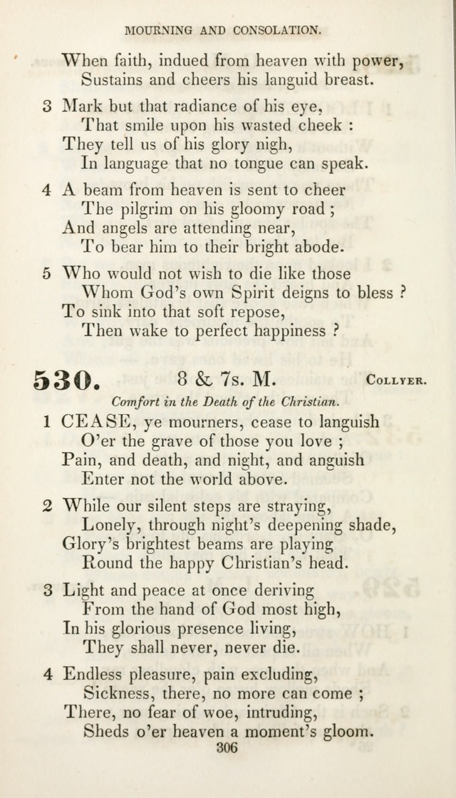 Christian Hymns for Public and Private Worship: a collection compiled  by a committee of the Cheshire Pastoral Association (11th ed.) page 306