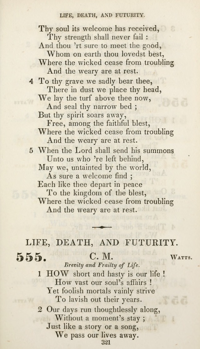 Christian Hymns for Public and Private Worship: a collection compiled  by a committee of the Cheshire Pastoral Association (11th ed.) page 321