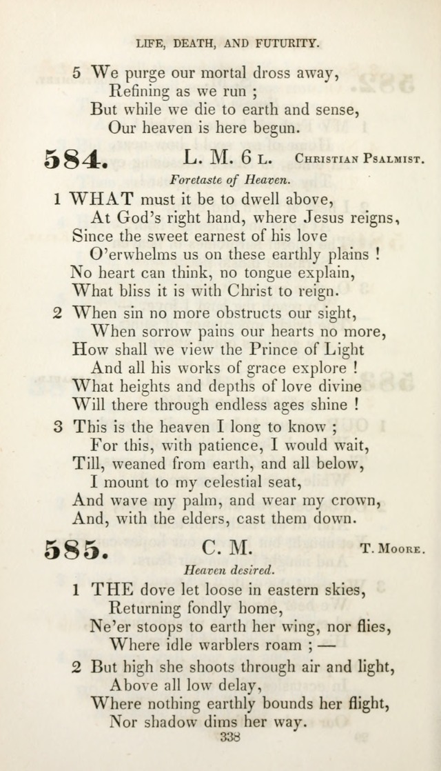 Christian Hymns for Public and Private Worship: a collection compiled  by a committee of the Cheshire Pastoral Association (11th ed.) page 338