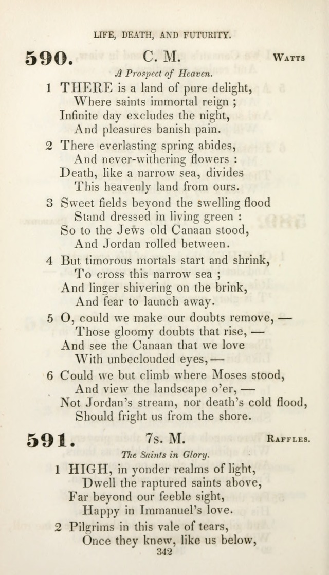 Christian Hymns for Public and Private Worship: a collection compiled  by a committee of the Cheshire Pastoral Association (11th ed.) page 342