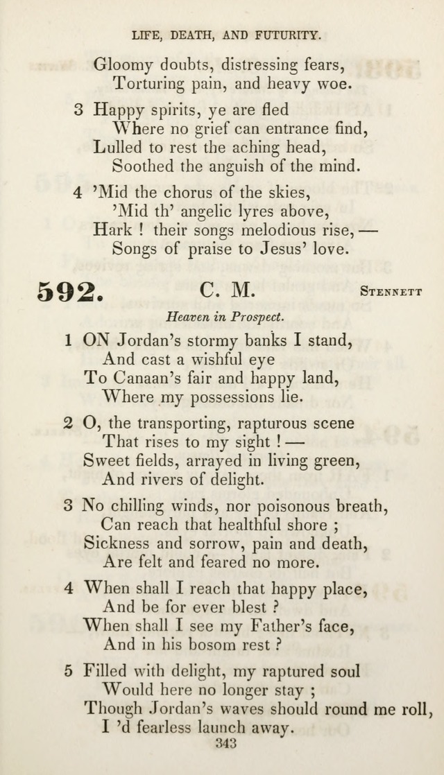 Christian Hymns for Public and Private Worship: a collection compiled  by a committee of the Cheshire Pastoral Association (11th ed.) page 343