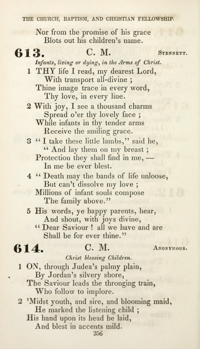 Christian Hymns for Public and Private Worship: a collection compiled  by a committee of the Cheshire Pastoral Association (11th ed.) page 356