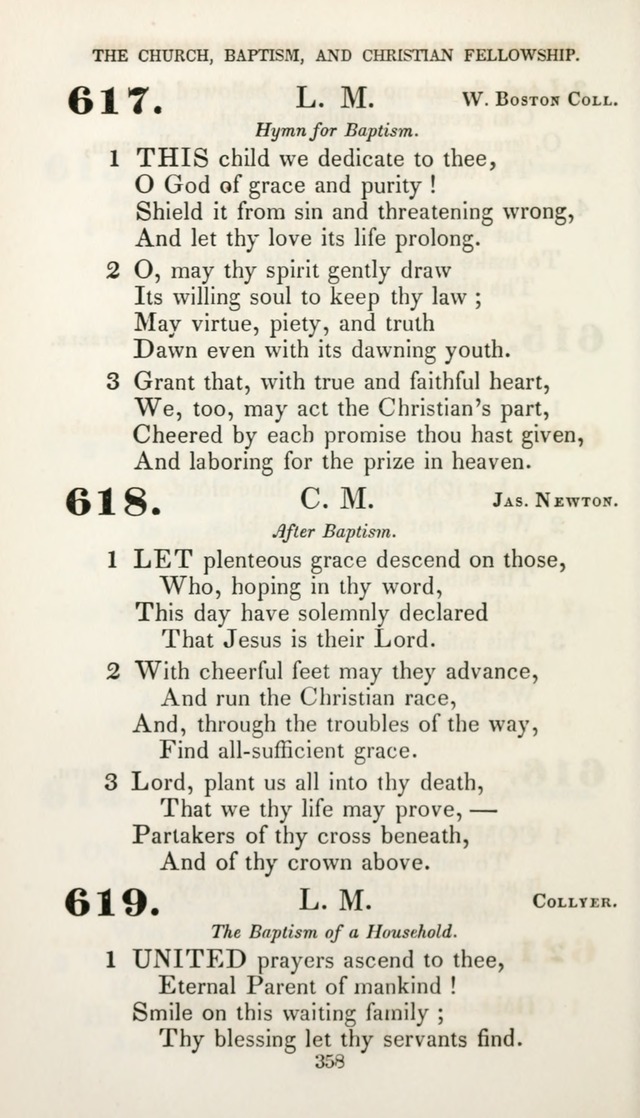 Christian Hymns for Public and Private Worship: a collection compiled  by a committee of the Cheshire Pastoral Association (11th ed.) page 358