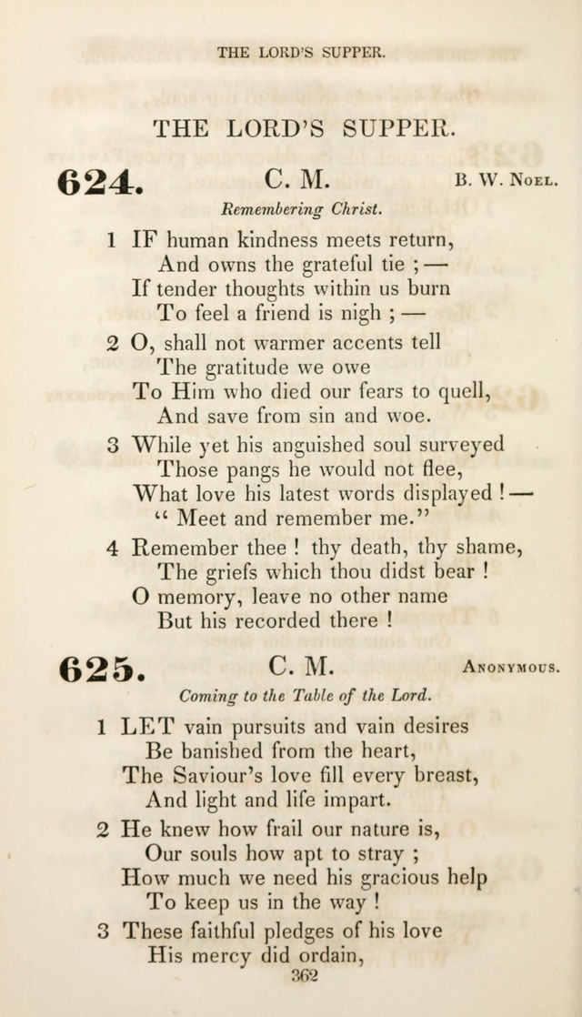 Christian Hymns for Public and Private Worship: a collection compiled  by a committee of the Cheshire Pastoral Association (11th ed.) page 362