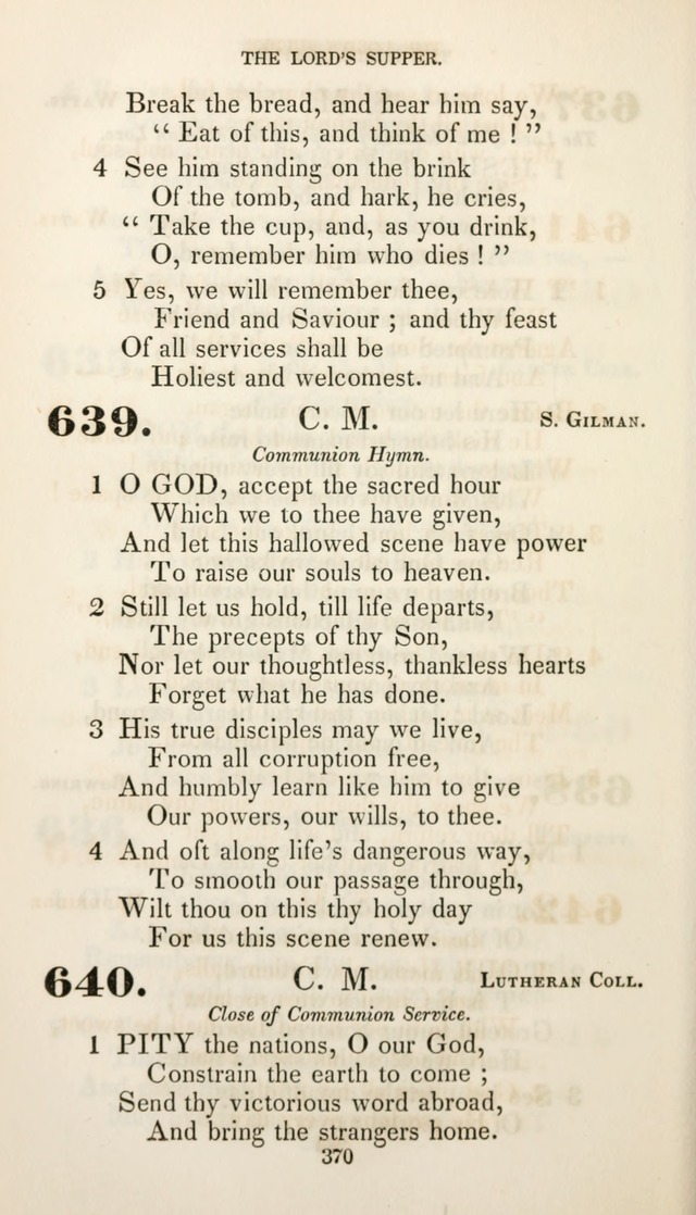 Christian Hymns for Public and Private Worship: a collection compiled  by a committee of the Cheshire Pastoral Association (11th ed.) page 370