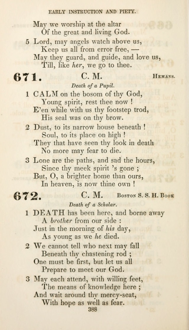 Christian Hymns for Public and Private Worship: a collection compiled  by a committee of the Cheshire Pastoral Association (11th ed.) page 388