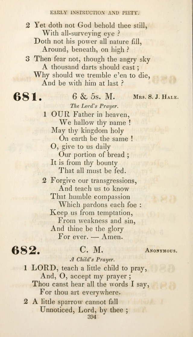 Christian Hymns for Public and Private Worship: a collection compiled  by a committee of the Cheshire Pastoral Association (11th ed.) page 394