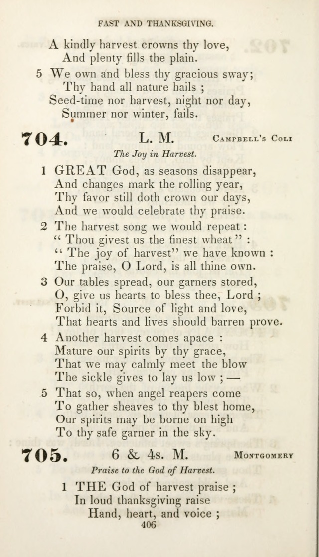 Christian Hymns for Public and Private Worship: a collection compiled  by a committee of the Cheshire Pastoral Association (11th ed.) page 406