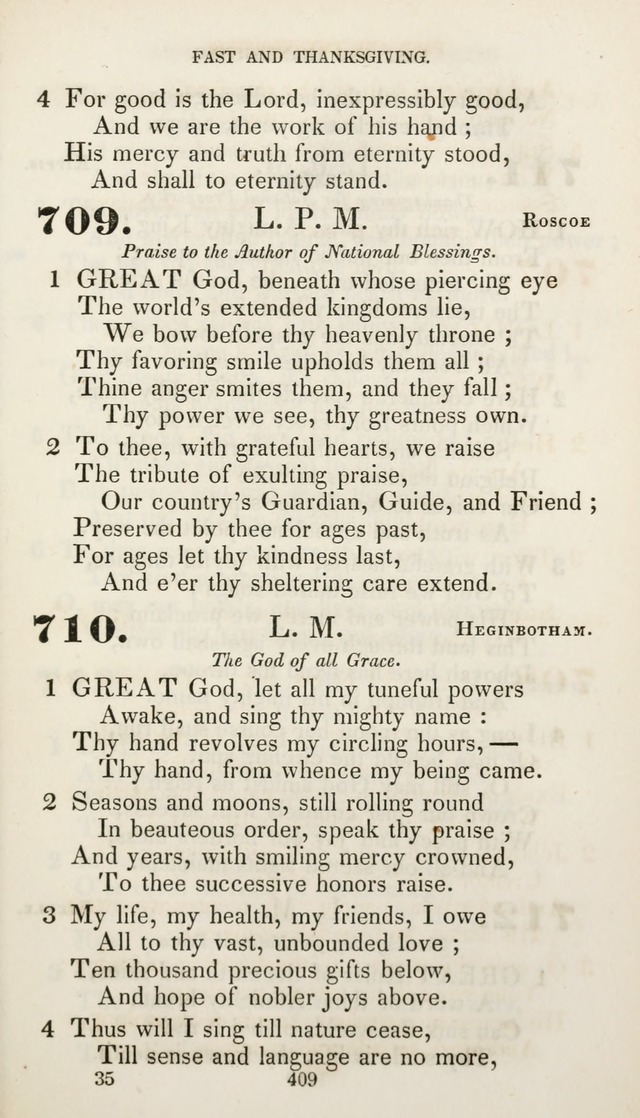 Christian Hymns for Public and Private Worship: a collection compiled  by a committee of the Cheshire Pastoral Association (11th ed.) page 409