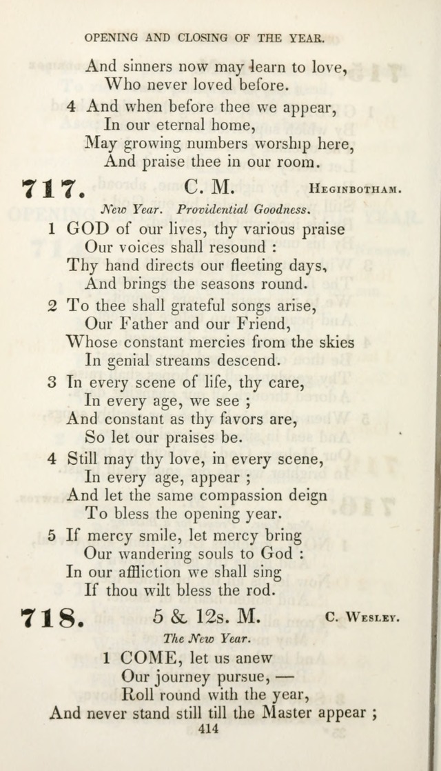 Christian Hymns for Public and Private Worship: a collection compiled  by a committee of the Cheshire Pastoral Association (11th ed.) page 414