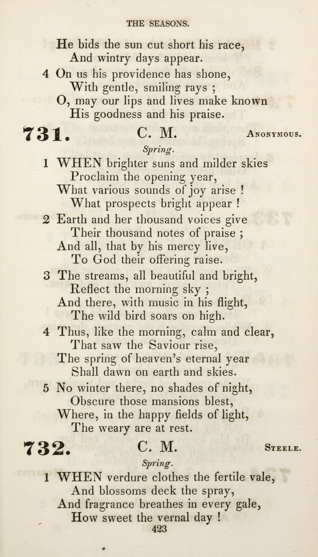 Christian Hymns for Public and Private Worship: a collection compiled  by a committee of the Cheshire Pastoral Association (11th ed.) page 423