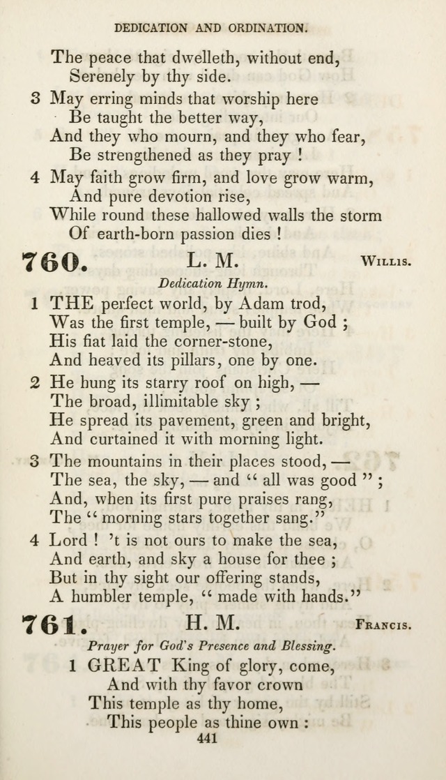 Christian Hymns for Public and Private Worship: a collection compiled  by a committee of the Cheshire Pastoral Association (11th ed.) page 441