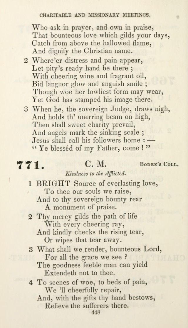 Christian Hymns for Public and Private Worship: a collection compiled  by a committee of the Cheshire Pastoral Association (11th ed.) page 448