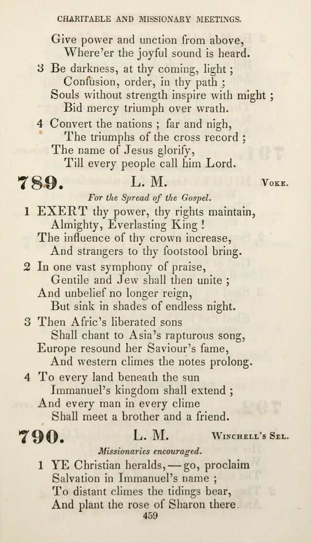 Christian Hymns for Public and Private Worship: a collection compiled  by a committee of the Cheshire Pastoral Association (11th ed.) page 459