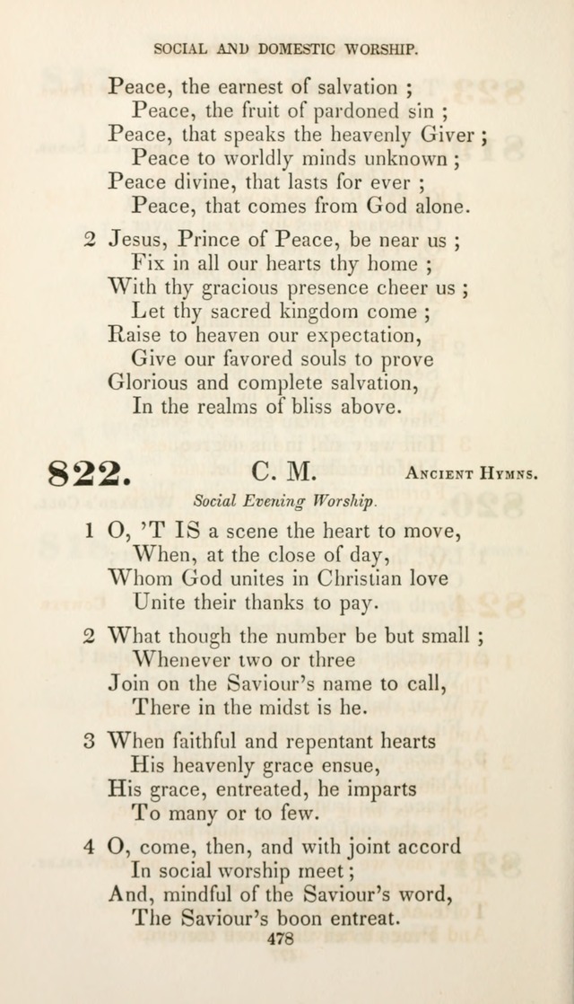 Christian Hymns for Public and Private Worship: a collection compiled  by a committee of the Cheshire Pastoral Association (11th ed.) page 478