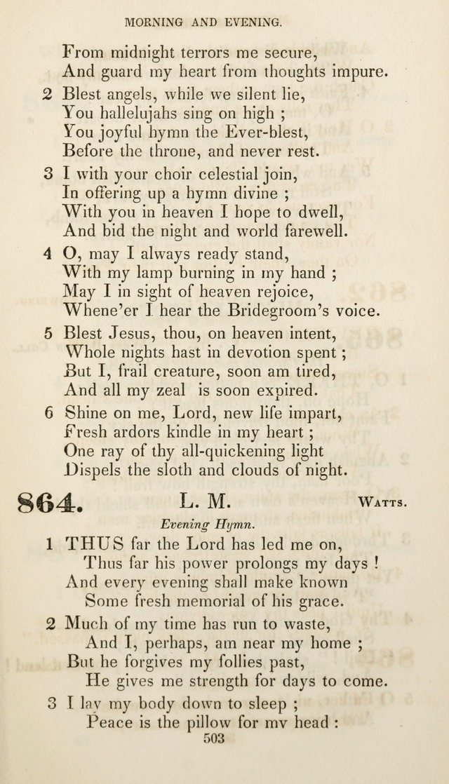 Christian Hymns for Public and Private Worship: a collection compiled  by a committee of the Cheshire Pastoral Association (11th ed.) page 503