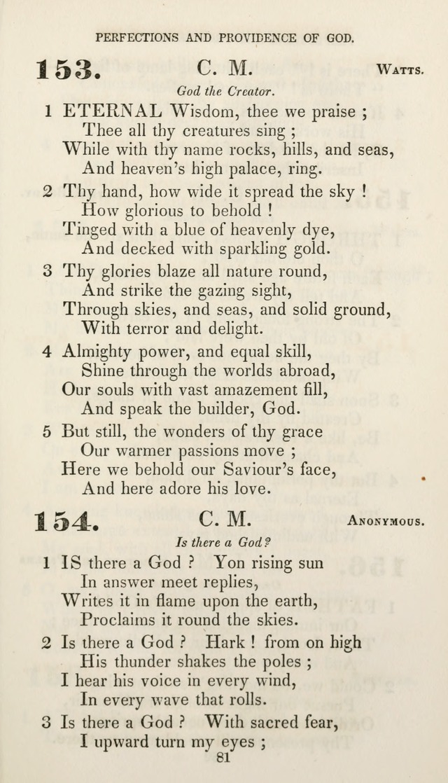 Christian Hymns for Public and Private Worship: a collection compiled  by a committee of the Cheshire Pastoral Association (11th ed.) page 81