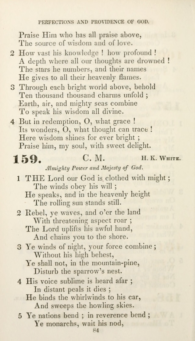 Christian Hymns for Public and Private Worship: a collection compiled  by a committee of the Cheshire Pastoral Association (11th ed.) page 84