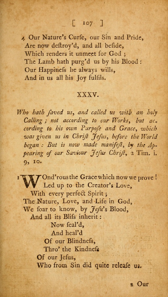 Christian Hymns, Poems, and Spiritual Songs: sacred to the praise of God our Saviour page 107