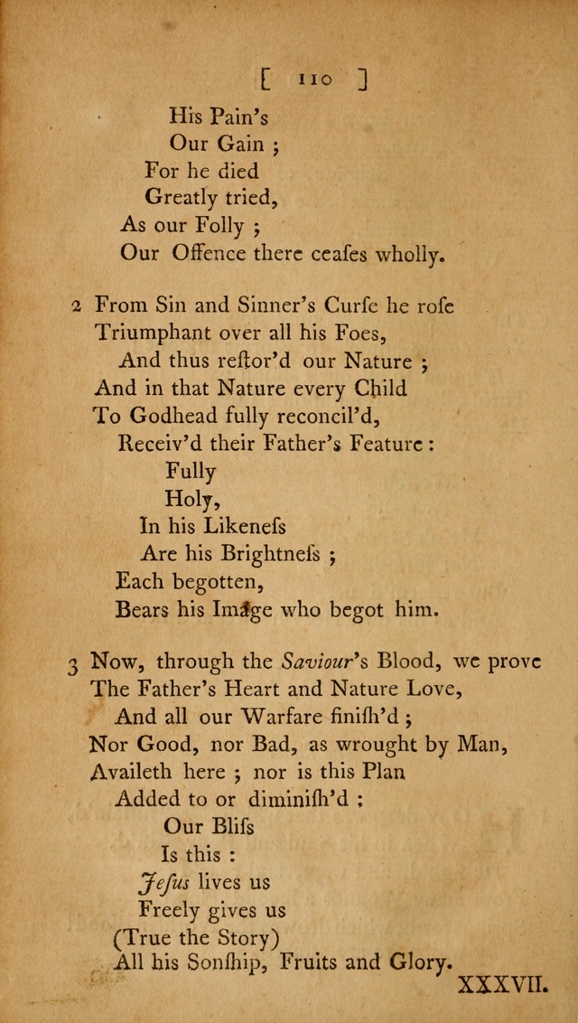 Christian Hymns, Poems, and Spiritual Songs: sacred to the praise of God our Saviour page 110