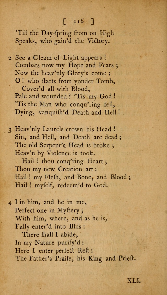 Christian Hymns, Poems, and Spiritual Songs: sacred to the praise of God our Saviour page 116