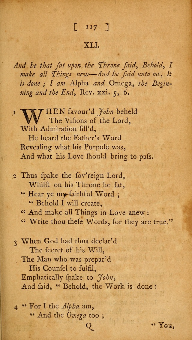 Christian Hymns, Poems, and Spiritual Songs: sacred to the praise of God our Saviour page 117