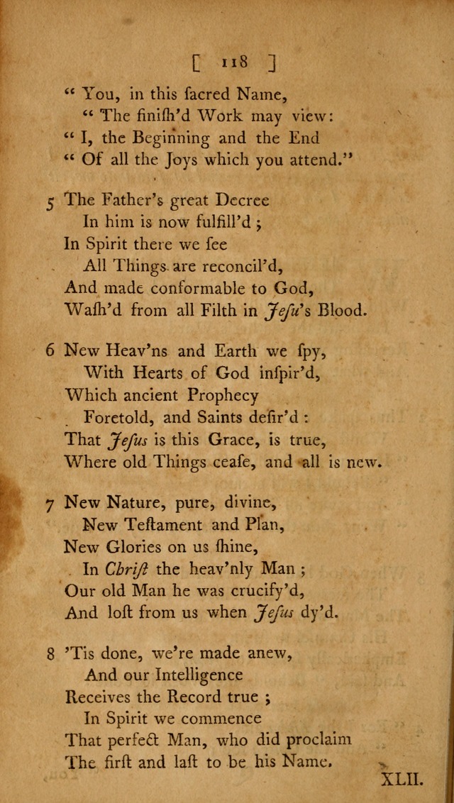 Christian Hymns, Poems, and Spiritual Songs: sacred to the praise of God our Saviour page 118