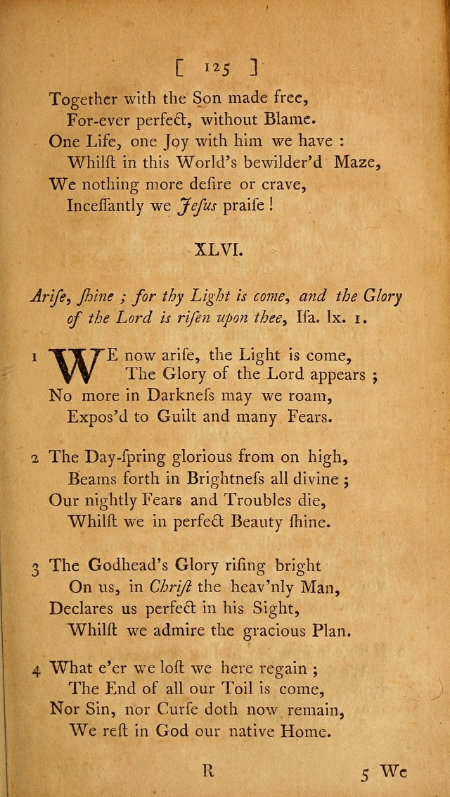 Christian Hymns, Poems, and Spiritual Songs: sacred to the praise of God our Saviour page 125