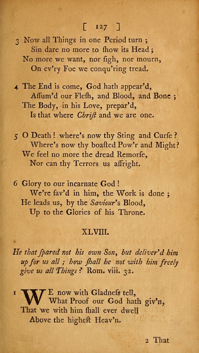 Christian Hymns, Poems, and Spiritual Songs: sacred to the praise of God our Saviour page 127