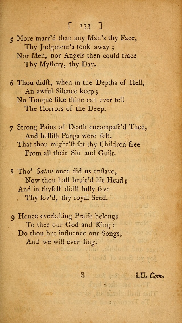 Christian Hymns, Poems, and Spiritual Songs: sacred to the praise of God our Saviour page 133