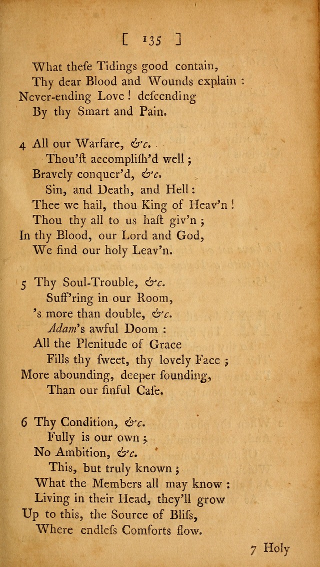 Christian Hymns, Poems, and Spiritual Songs: sacred to the praise of God our Saviour page 135