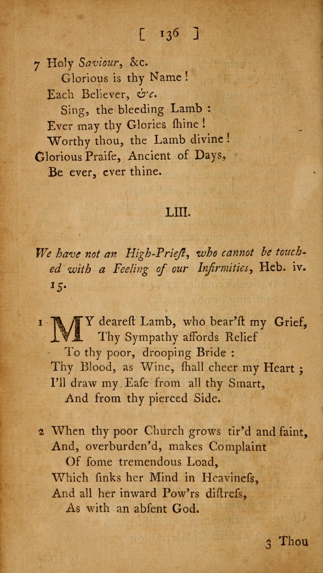 Christian Hymns, Poems, and Spiritual Songs: sacred to the praise of God our Saviour page 136