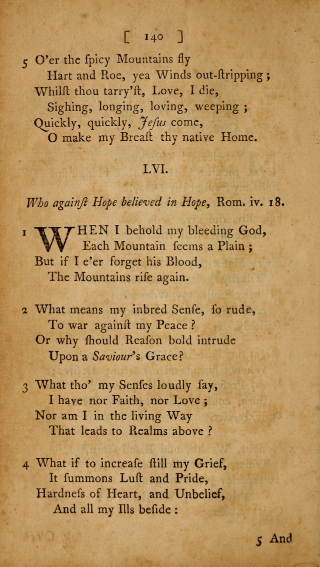 Christian Hymns, Poems, and Spiritual Songs: sacred to the praise of God our Saviour page 140