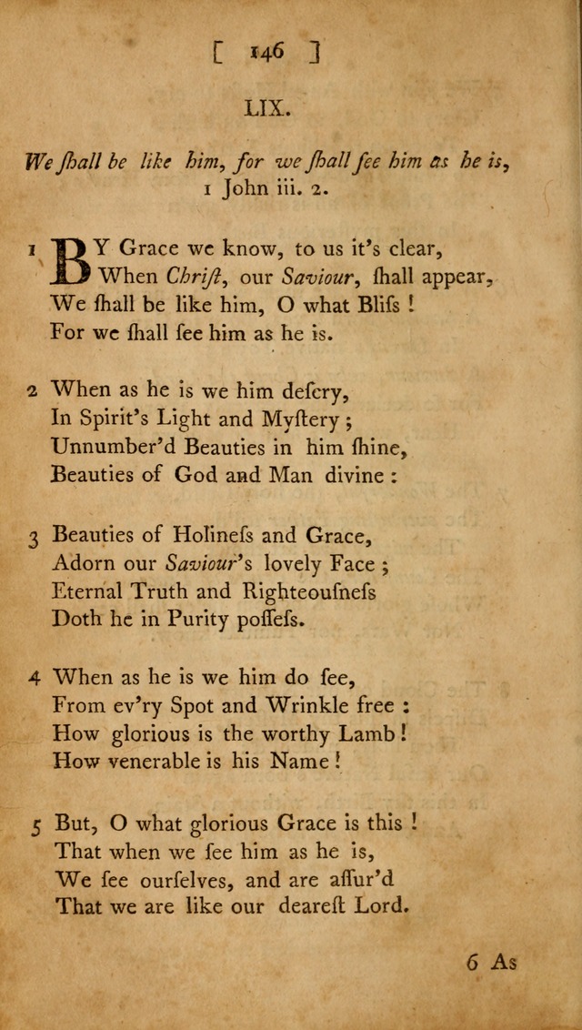 Christian Hymns, Poems, and Spiritual Songs: sacred to the praise of God our Saviour page 146