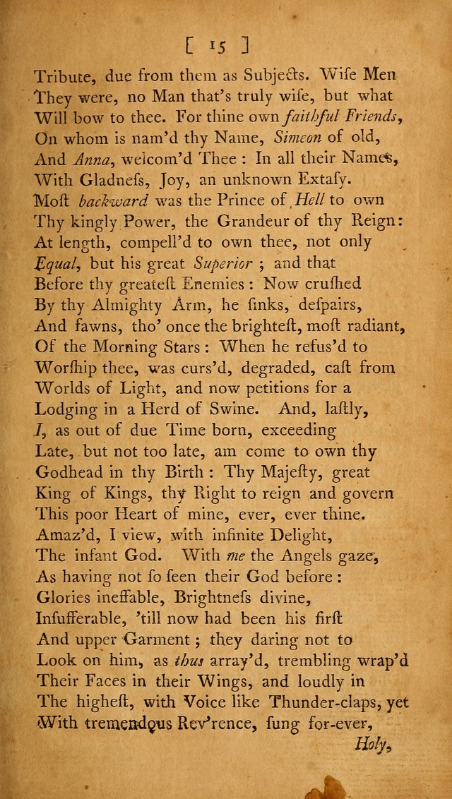 Christian Hymns, Poems, and Spiritual Songs: sacred to the praise of God our Saviour page 15