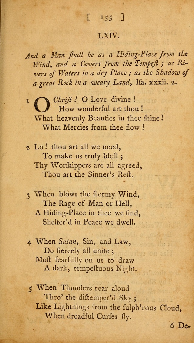 Christian Hymns, Poems, and Spiritual Songs: sacred to the praise of God our Saviour page 155